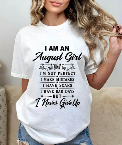 AUGUST GIRL NEVER GIVE UP - FOR WOMEN - TLEE08 (SKU2606-378-08)