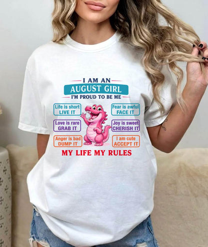 AUGUST GIRL – MY LIFE MY RULES - FOR WOMEN - TLEE08 (SKU2604-245-08)
