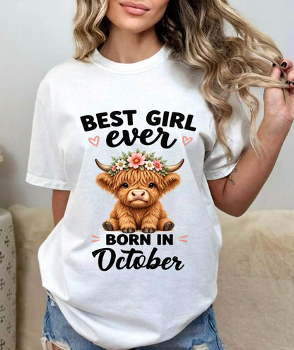 OCTOBER - BEST GIRL EVER - FOR WOMEN - TLEE10 (SKU2607-198-10)