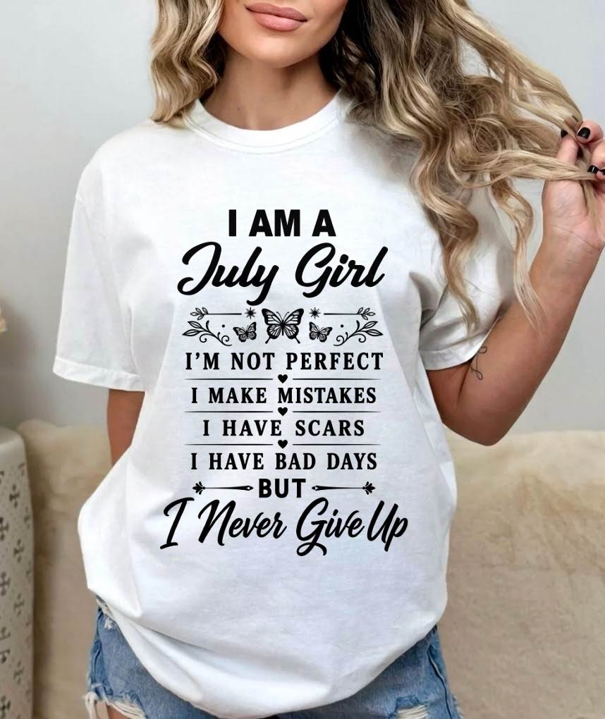 JULY GIRL NEVER GIVE UP - FOR WOMEN - TLEE07 (SKU2606-378-07)