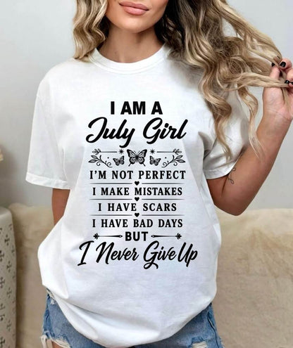 JULY GIRL NEVER GIVE UP - FOR WOMEN - TLEE07 (SKU2606-378-07)