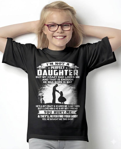 DAD BORN IN MAY AND DAUGHTER BEST FRIENDS - FROM DAD - TLEE05 (SKU2605-166-05)