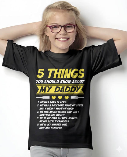 APRIL - 5 THINGS YOU SHOULD KNOW ABOUT MY DADDY - FROM DAD - TLEE04 (SKU2606-53-04)
