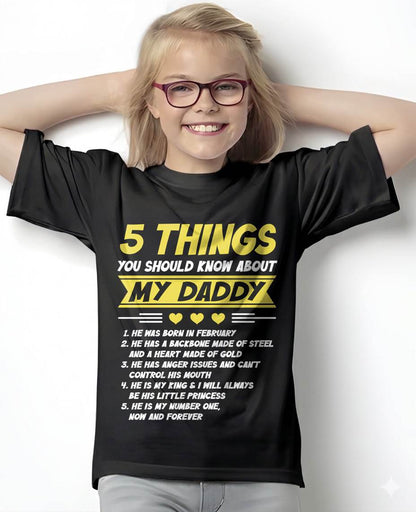 FEBRUARY - 5 THINGS YOU SHOULD KNOW ABOUT MY DADDY - FROM DAD - TLEE02 (SKU2606-53-02)