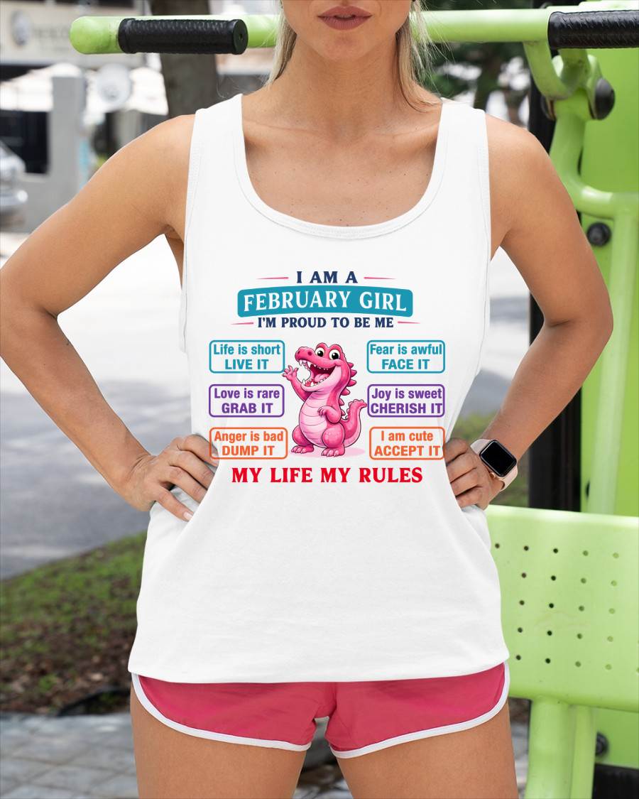 FEBRUARY GIRL – MY LIFE MY RULES - FOR WOMEN - TLEE02 (SKU2604-245-02)
