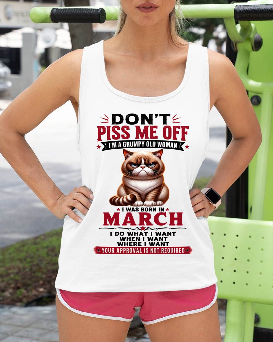 MARCH – ZERO PATIENCE FUNNY CAT - FOR WOMEN - TLEE03 (SKU2608-291-03)