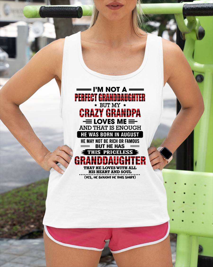 AUGUST - PRICELESS GRANDDAUGHTER - FROM GRANDPA - TLEE08 (SKU2608-446-08)