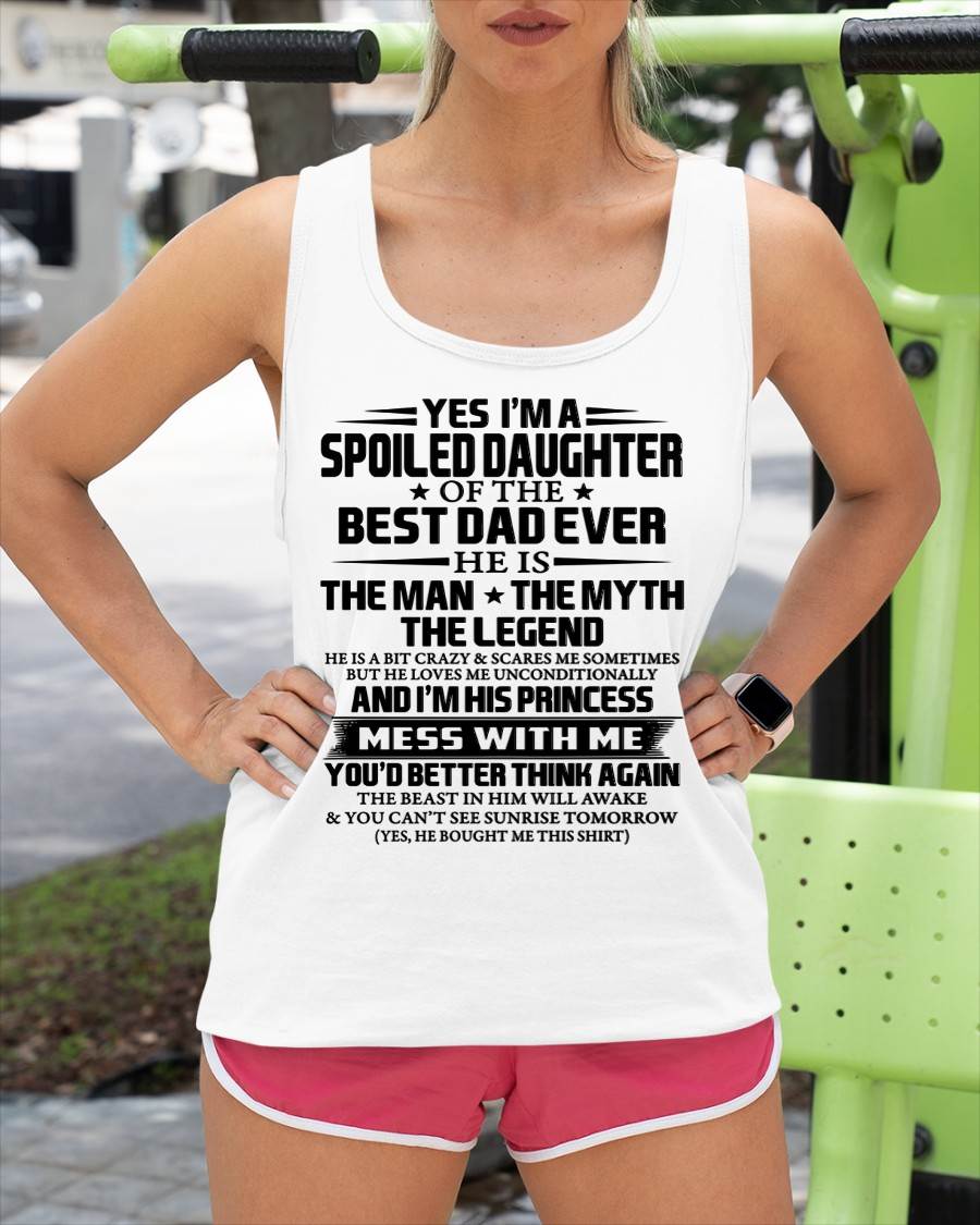 SPOILED DAUGHTER OF THE BEST DAD EVER - FROM DAD - TLEE00 (SKU2604-197-00)