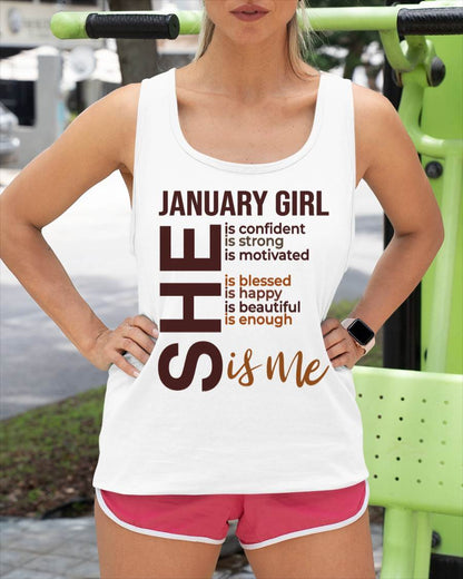 JANUARY BORN GIRL – CONFIDENT & STRONG - FOR WOMEN - TLEE01 (SKU2605-04-01)