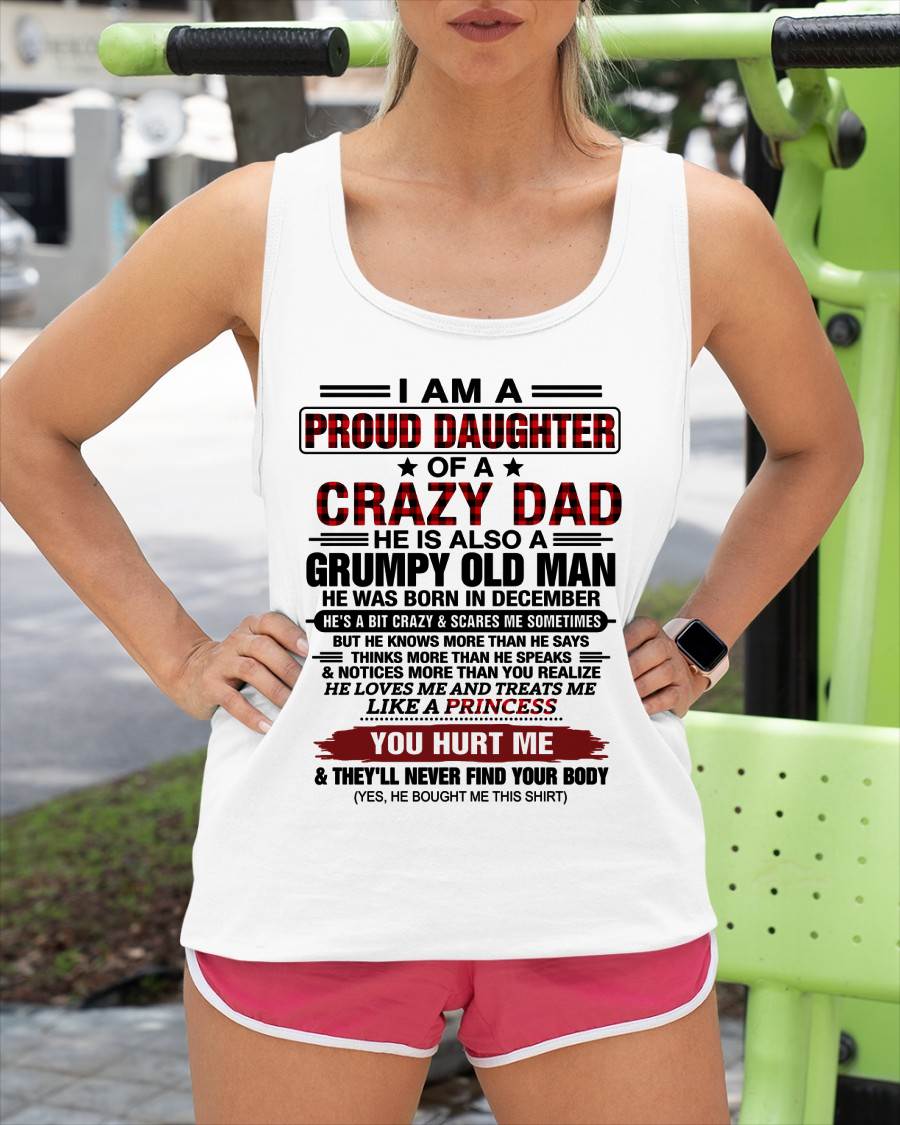 DECEMBER - BEST DAD BEST DAUGHTER SHIRT - FROM DAD - TLEE12 (SKU2608-27-12)