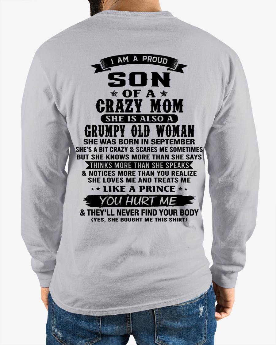 SEPTEMBER - MY MOM IS CRAZY BUT SHE LOVES ME - FROM MOM - TLEE09 (SKU2606-354-09)