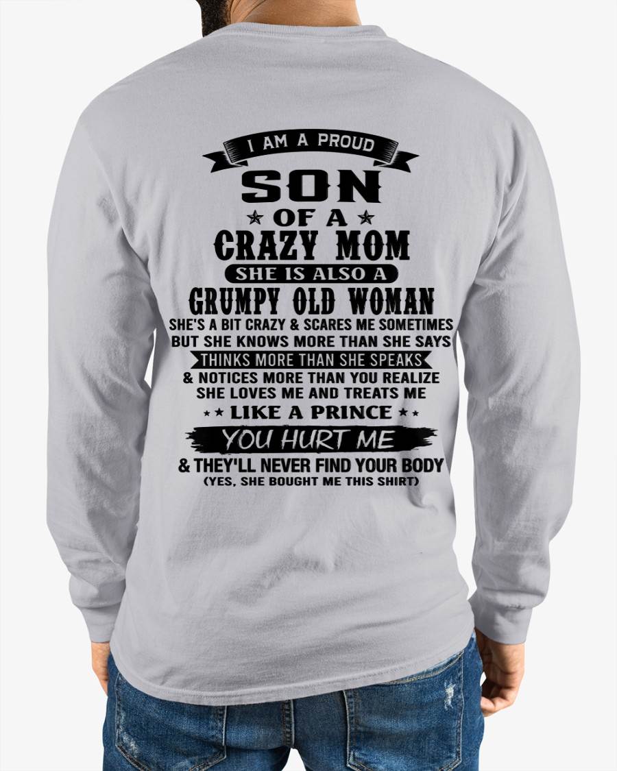 MY MOM IS CRAZY BUT SHE LOVES ME - FROM MOM - TLEE00 (SKU2606-354-00)