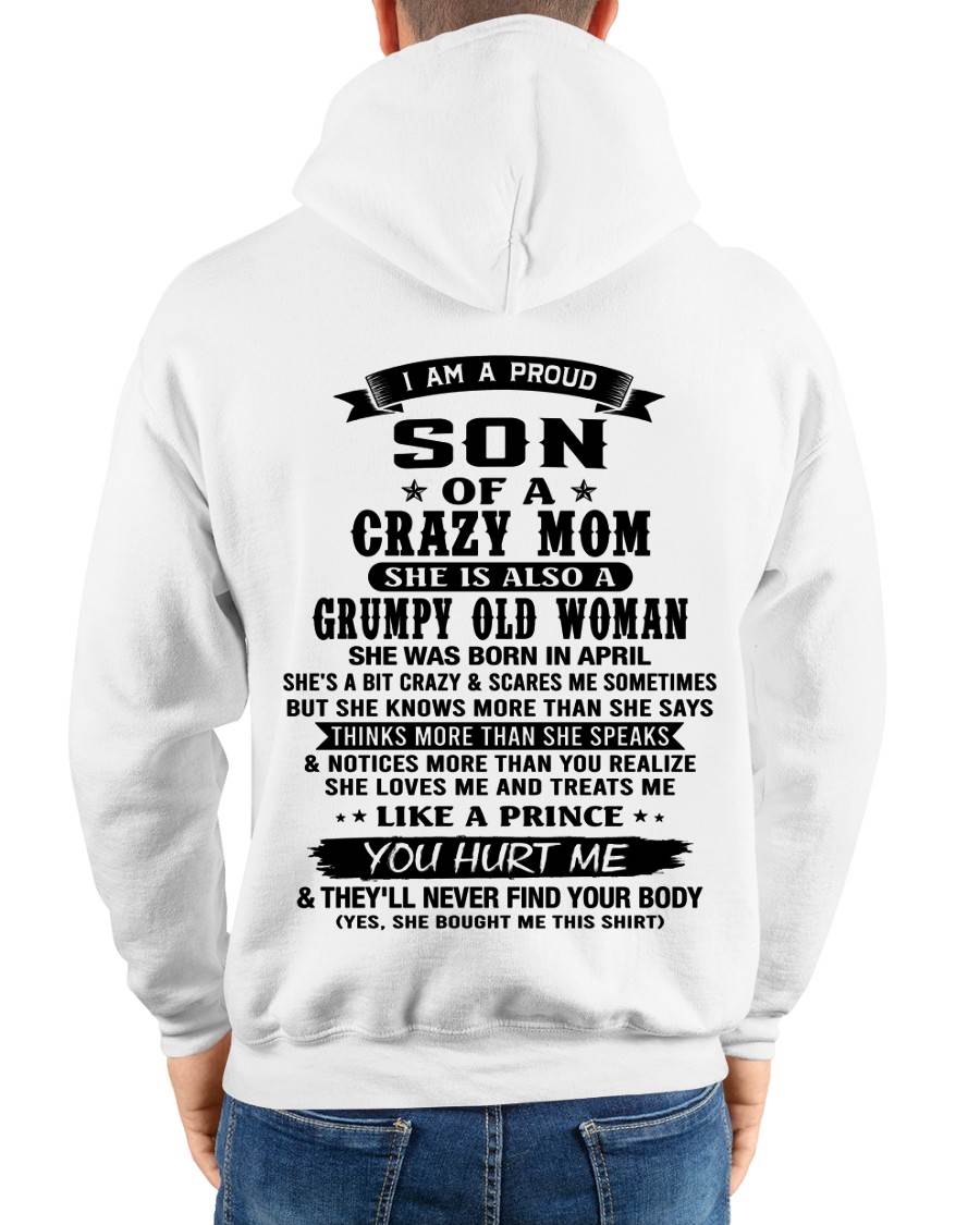 APRIL - MY MOM IS CRAZY BUT SHE LOVES ME - FROM MOM - TLEE04 (SKU2606-354-04)