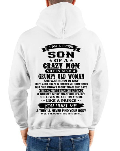 MAY - MY MOM IS CRAZY BUT SHE LOVES ME - FROM MOM - TLEE05 (SKU2606-354-05)