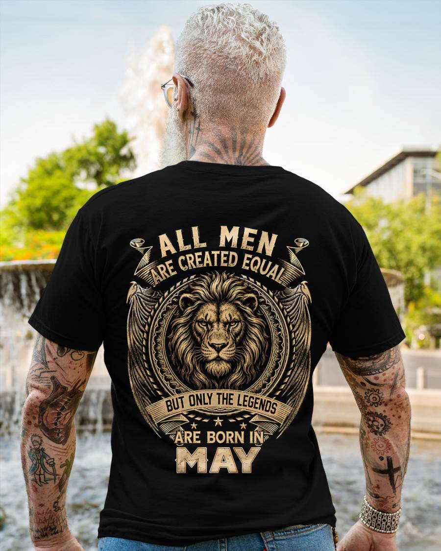 MAY BORN LEGEND SHIRT – LION KING - FOR MAN - TLEE05 (SKU2606-177-05)