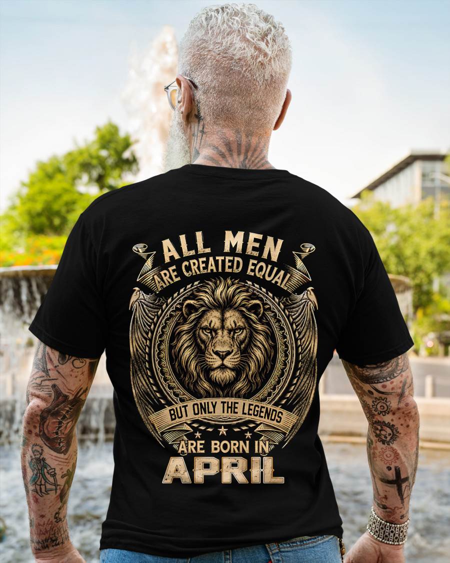 APRIL BORN LEGEND SHIRT – LION KING - FOR MAN - TLEE04 (SKU2606-177-04)