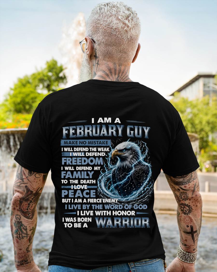 FEBRUARY GUY – DEFENDER OF FREEDOM - FOR MAN - TLEE02 (SKU2607-272-02)