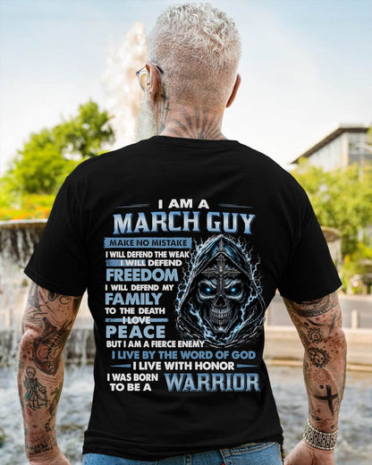 MARCH GUY – NEVER BACK DOWN - FOR MAN - TLEE03 (SKU2607-271-03)