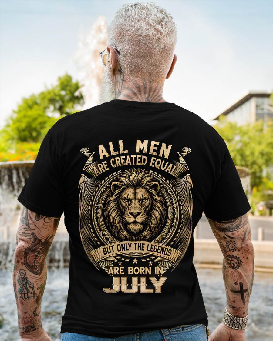JULY BORN LEGEND SHIRT – LION KING - FOR MAN - TLEE07 (SKU2606-177-07)