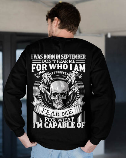 SEPTEMBER – DON’T FEAR ME FOR WHO I AM, FEAR ME FOR WHAT I’M CAPABLE OF - FOR MAN - TLEE09 (SKU2604-199-09)