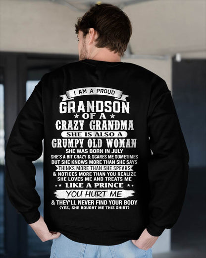 JULY - GRANDSON OF A CRAZY GRANDMA - FROM GRANDMA - TLEE07 (SKU2606-274-07)