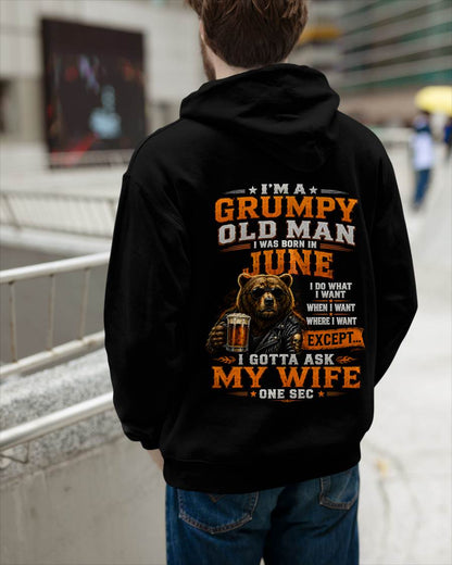 JUNE GRUMPY OLD MAN I GOTTA ASK MY WIFE - FOR MAN - TLEE06 (SKU2608-506-06)