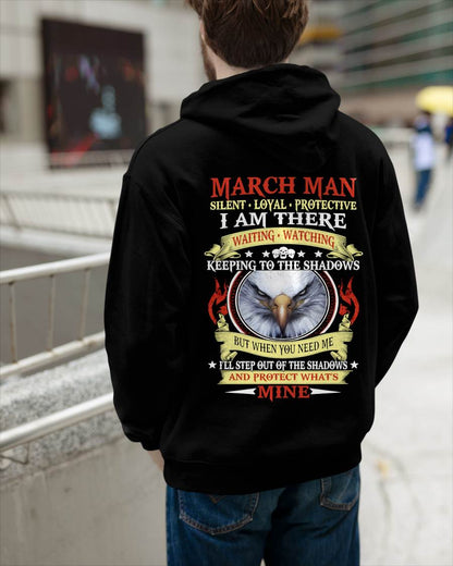 MARCH MAN - SILENT LOYAL PROTECTIVE I AM THERE WAITING WATCHING KEEPING TO THE SHADOWS - FOR MAN - TLEE03 (SKU2602-62-03)