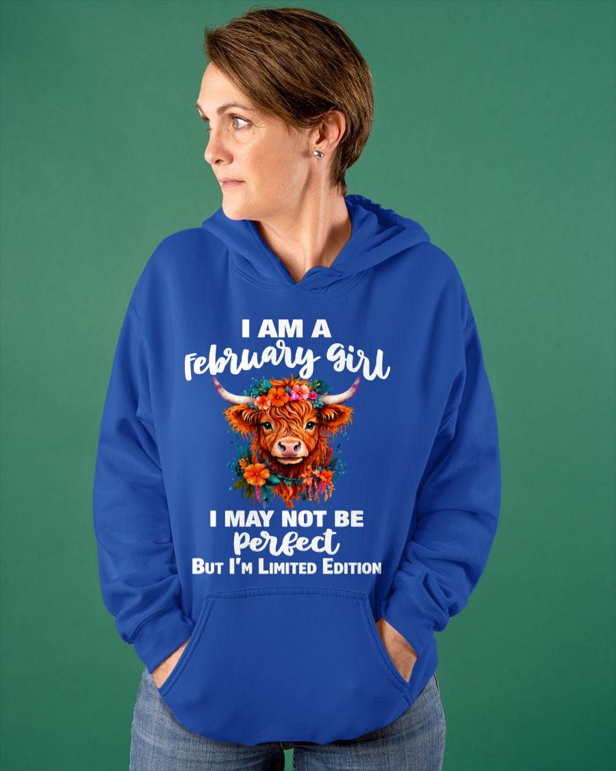 FEBRUARY GIRL ONE OF A KIND TEE - FOR WOMEN - TLEE02 (SKU2607-296-02)