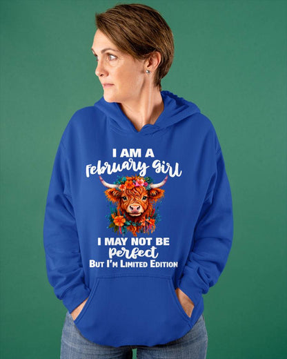FEBRUARY GIRL ONE OF A KIND TEE - FOR WOMEN - TLEE02 (SKU2607-296-02)