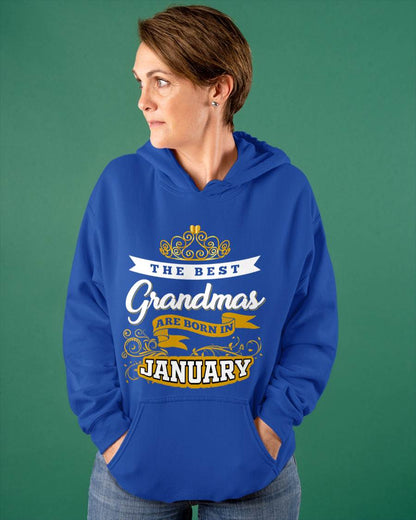 JANUARY GRANDMAS ARE THE BEST - FOR WOMEN - TLEE01 (SKU2605-238-01)