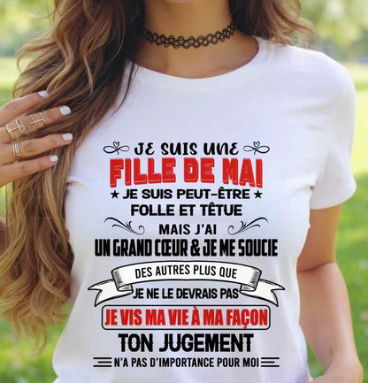 FILLE DE MAI – FIÈRE ET LIBRE – POUR LES FEMMES - TLEE05 (SKU2603-354-05)