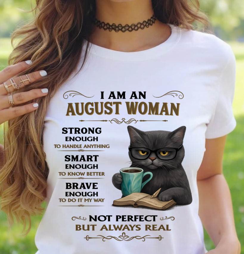 AUGUST - STRONG, SMART & BRAVE – CONFIDENT IN MY OWN WAY - FOR WOMEN - TLEE08 (SKU2603-14-08)