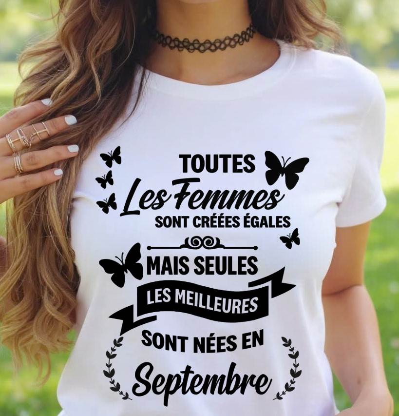 LES MEILLEURES NÉES EN SEPTEMBRE - POUR LES FEMMES - TLEE09 (SKU2603-352-09)