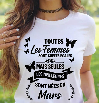 LES MEILLEURES NÉES EN MARS - POUR LES FEMMES - TLEE03 (SKU2603-352-03)