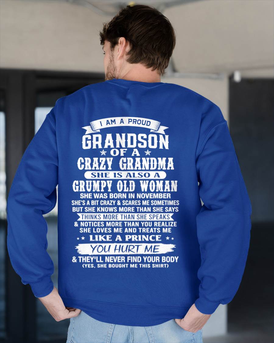 NOVEMBER - GRANDSON OF A CRAZY GRANDMA - FROM GRANDMA - TLEE11 (SKU2606-274-11)
